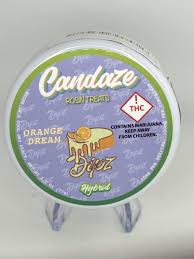 Photograph of product: Candaze Dipz - Rosin Gummies - Orange Dream 100mg