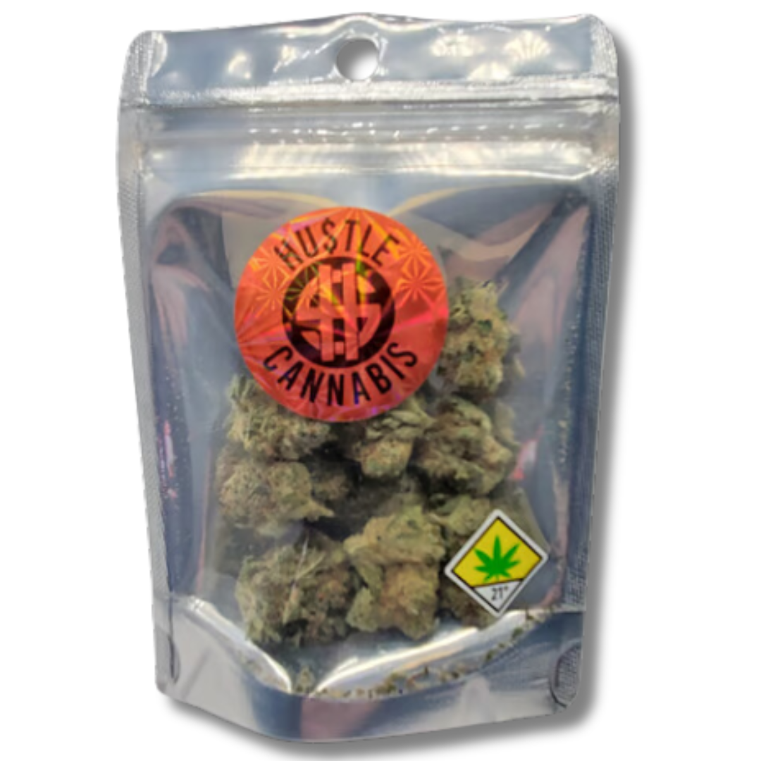 Photograph of product: California Rasin Flower (Hustle Oui'd) - 3.5g