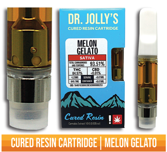 Photograph of product: Melon Gelato Cured Resin | 1g