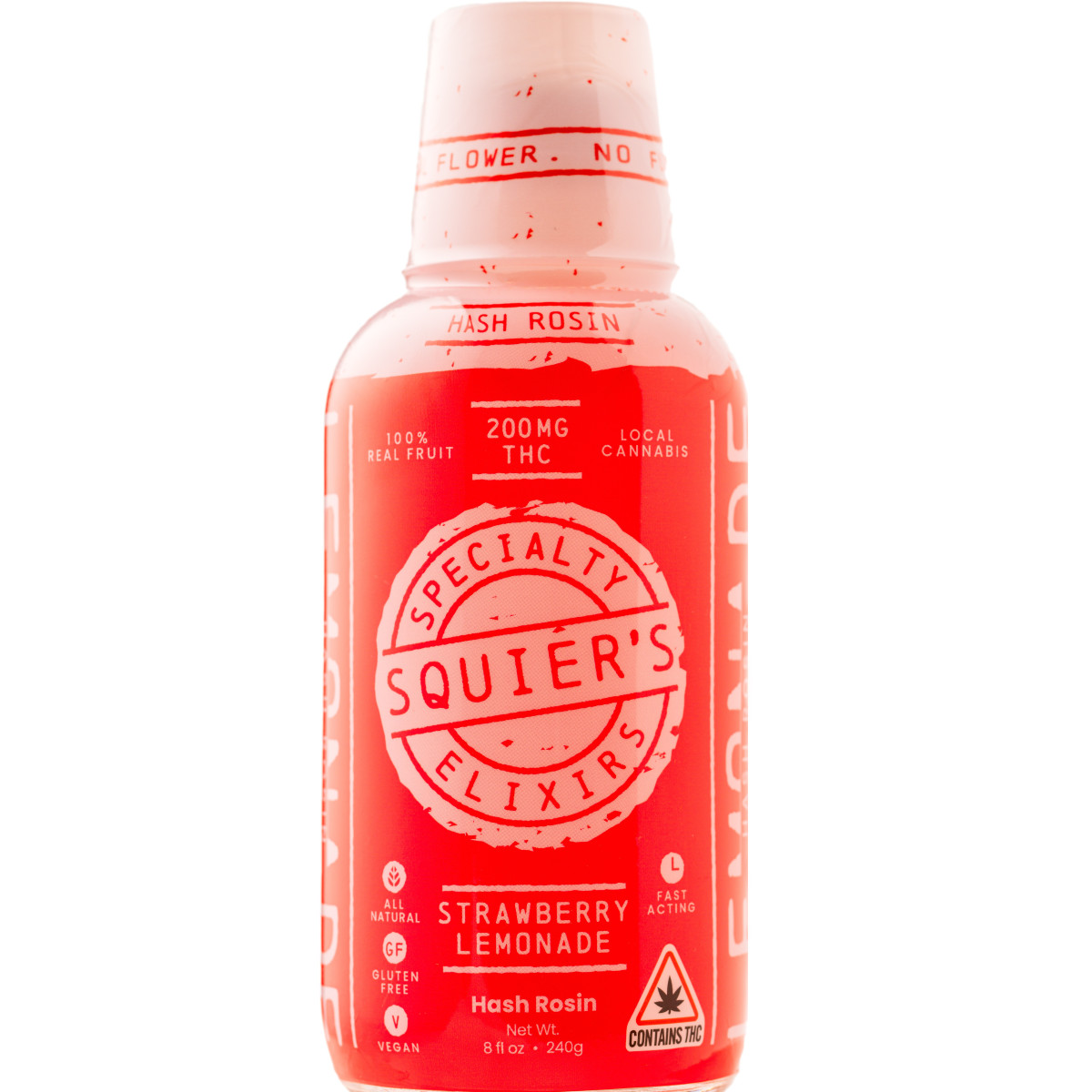 Photograph of Product: Squier's - Strawberry Lemonade - HASH ROSIN 200mg