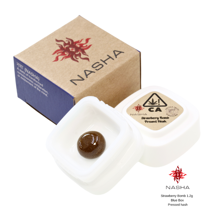 Photograph of product: Nasha Blue - 1.2g Pressed - Egyptian Gold