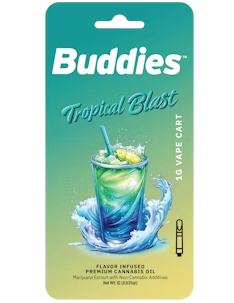 Photograph of product: Buddies Tropical Blast Flavored Cartridge 1g