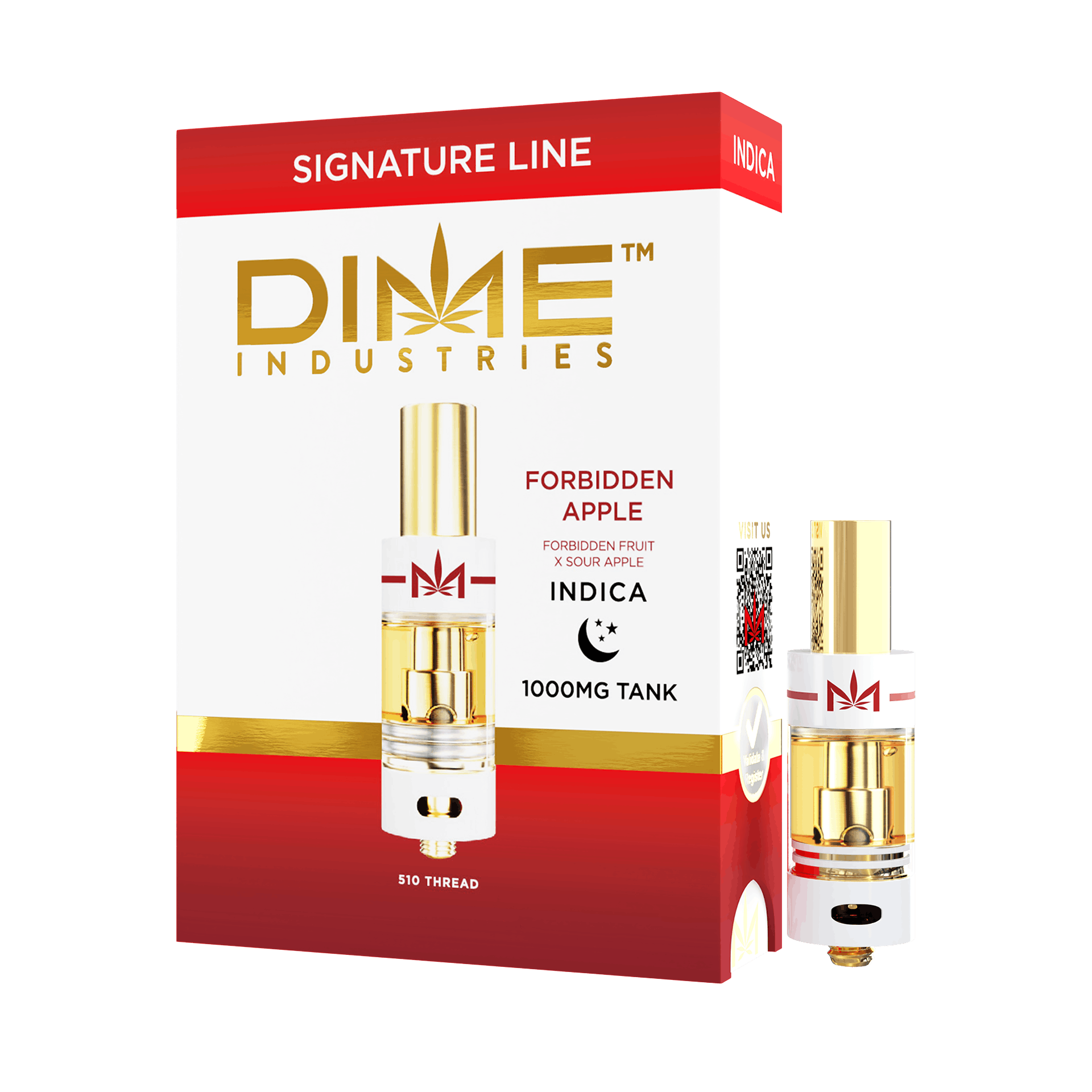 Photograph of product: Dime Industries - Forbidden Apple (Oui'd) Cartridge