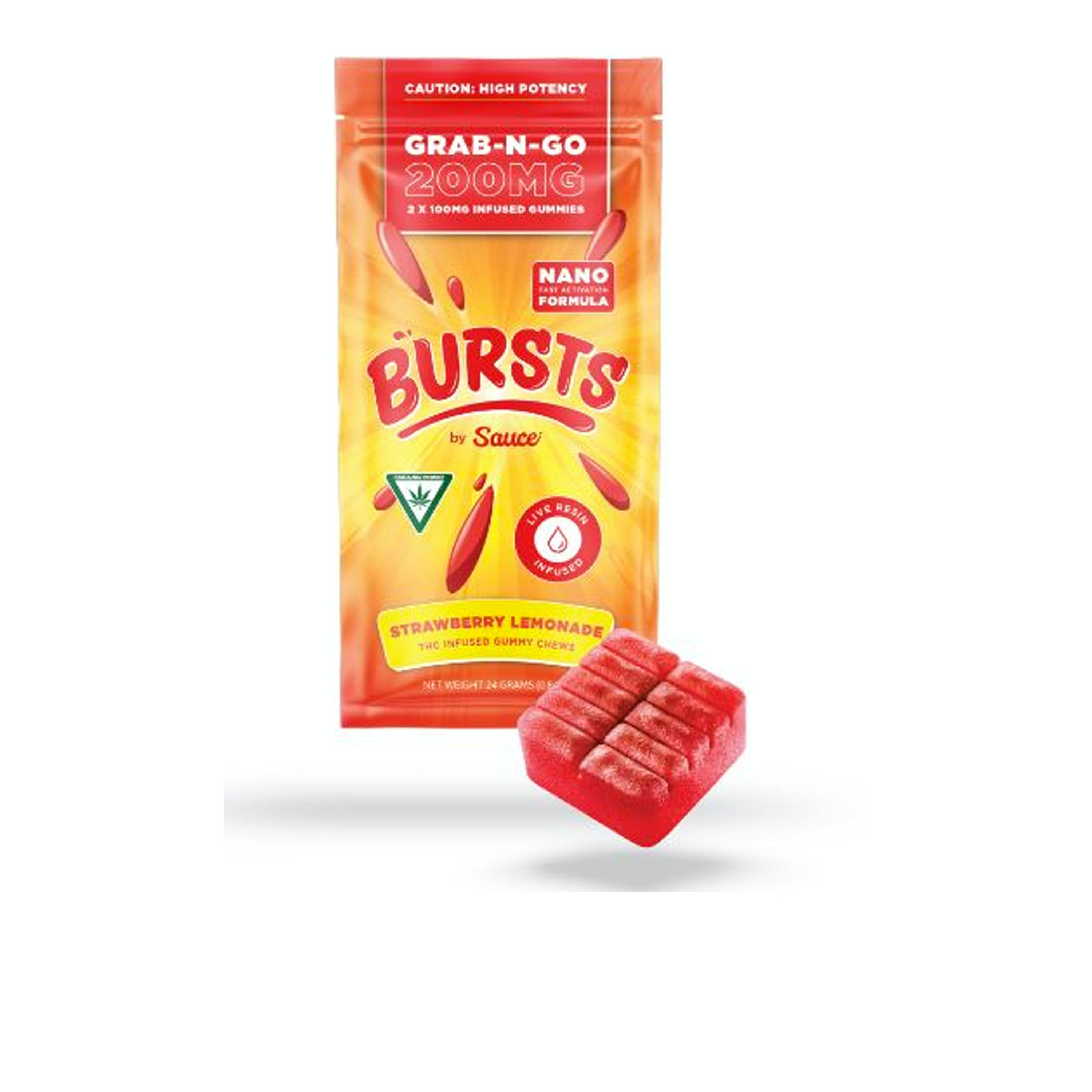 Photograph of product: Sauce Grab-N-Go Strawberry Kiwi 200mg