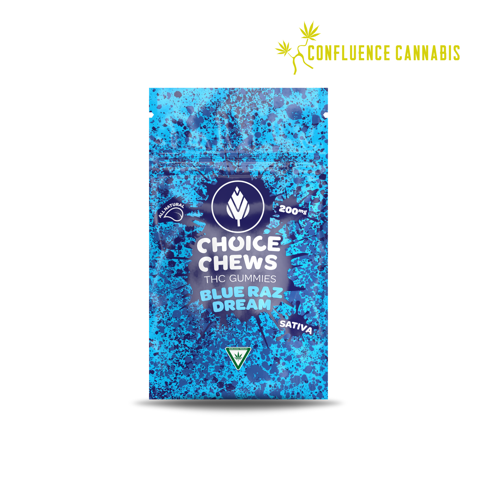 Photograph of product: Blue Raz Dream Choice Chews (High Dose)