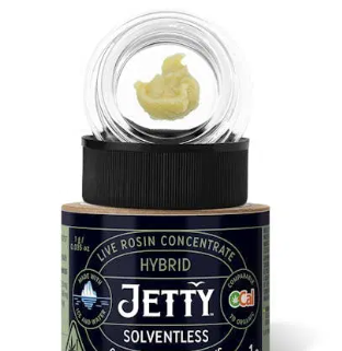 Photograph of product: Jetty Gush Mintz Hybrid OCAL Live Rosin