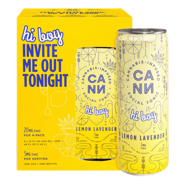 Photograph of product: Lemon Lavender 4pk 100mg - 