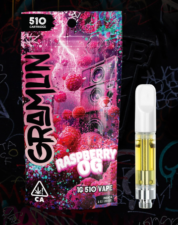Photograph of product: RASPBERRY OG 1G CARTRIDGE