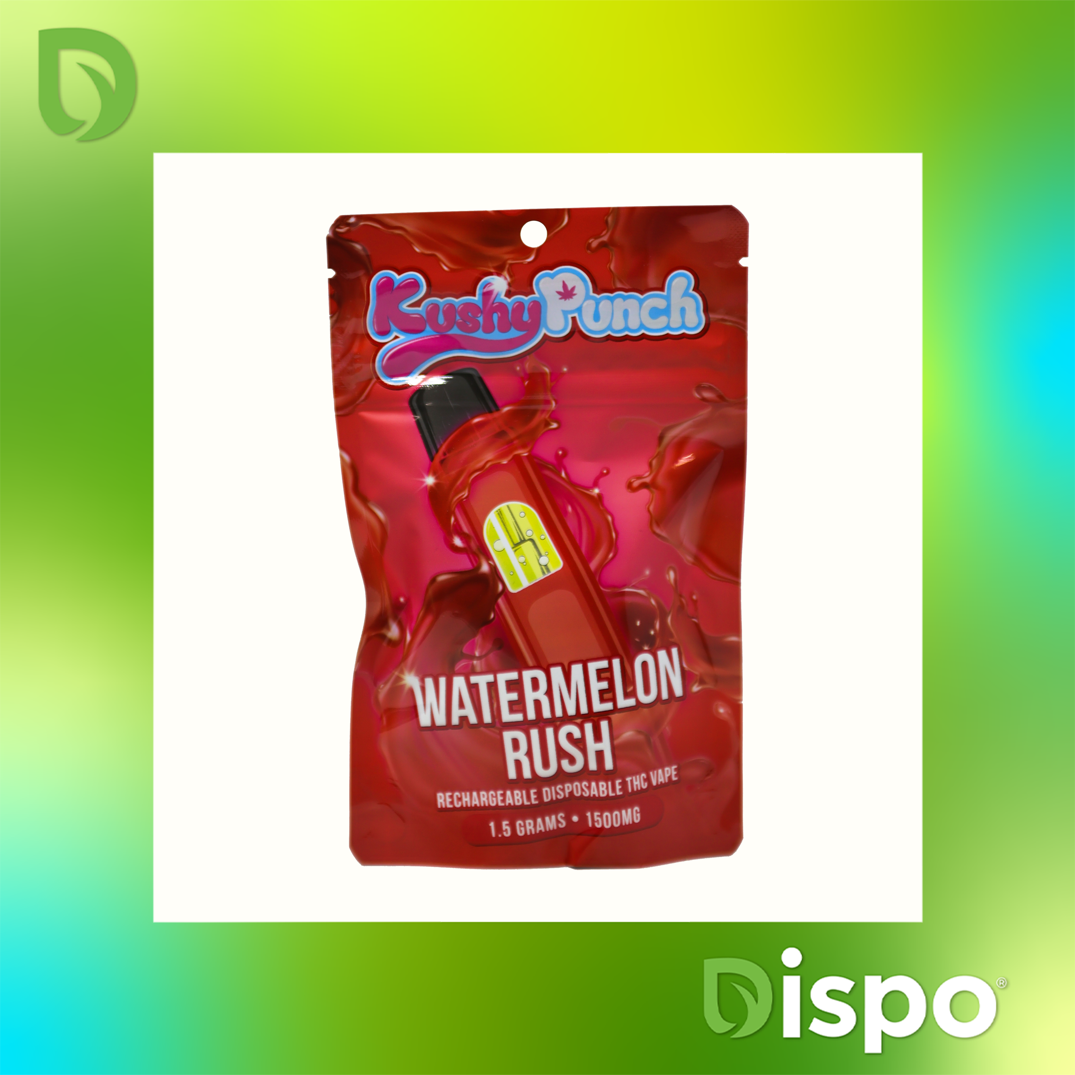 Photograph of product: Kushy Punch - Lemonade Disposable