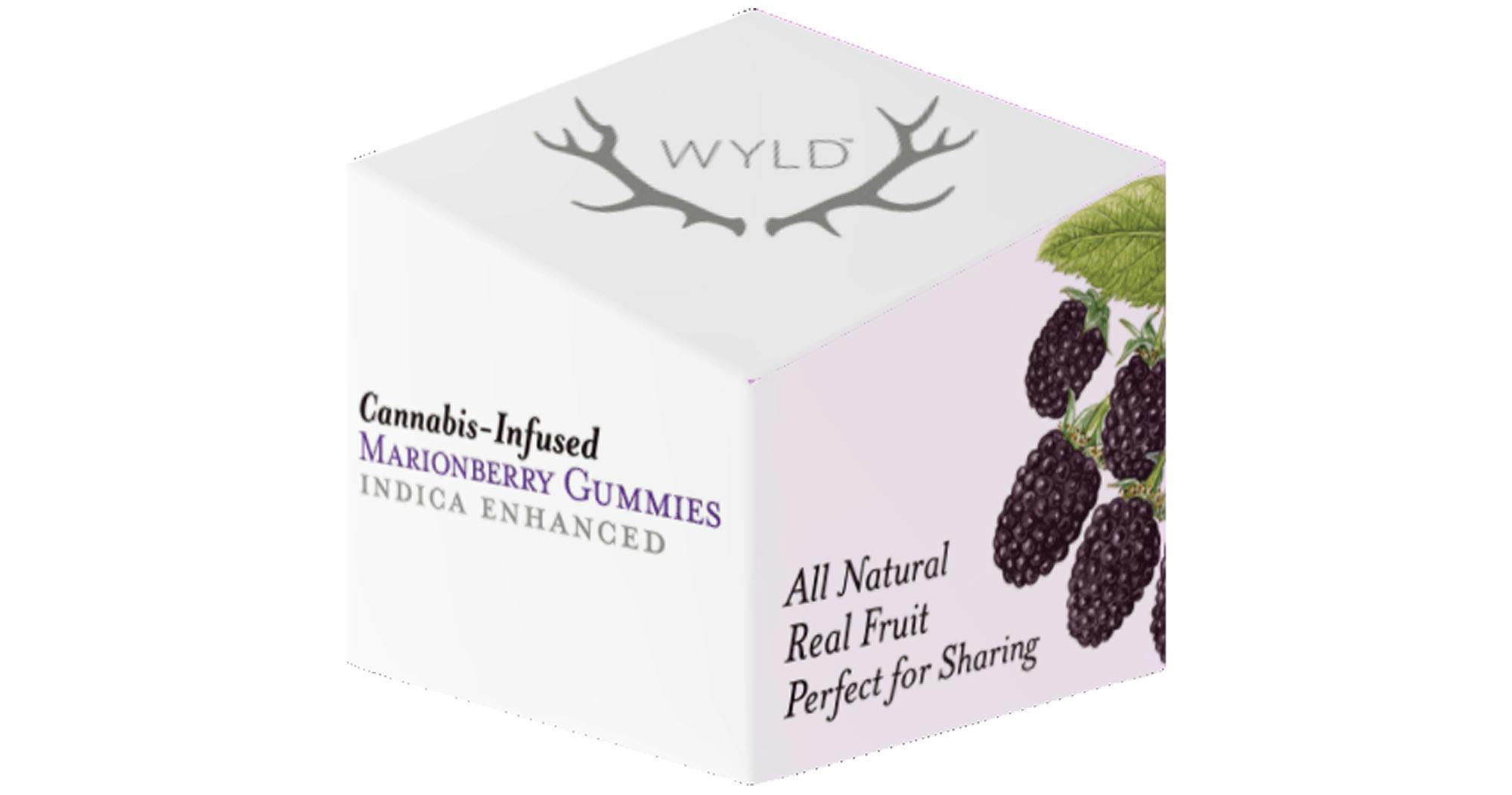 Photograph of product: Wyld - Marionberry Oui'd Enhanced Gummies - 100 mg / 10 count