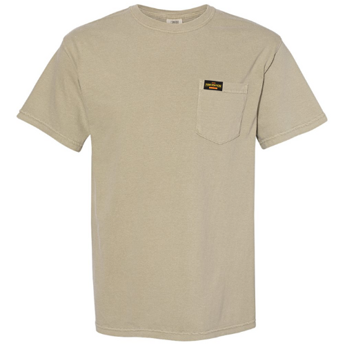 Photograph of product: TFS Apparel - Khaki Pocket T-Shirt Small