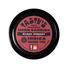 Photograph of product: TASTY'S | HARD CANDIES | Oui'd | BLACK CHERRY