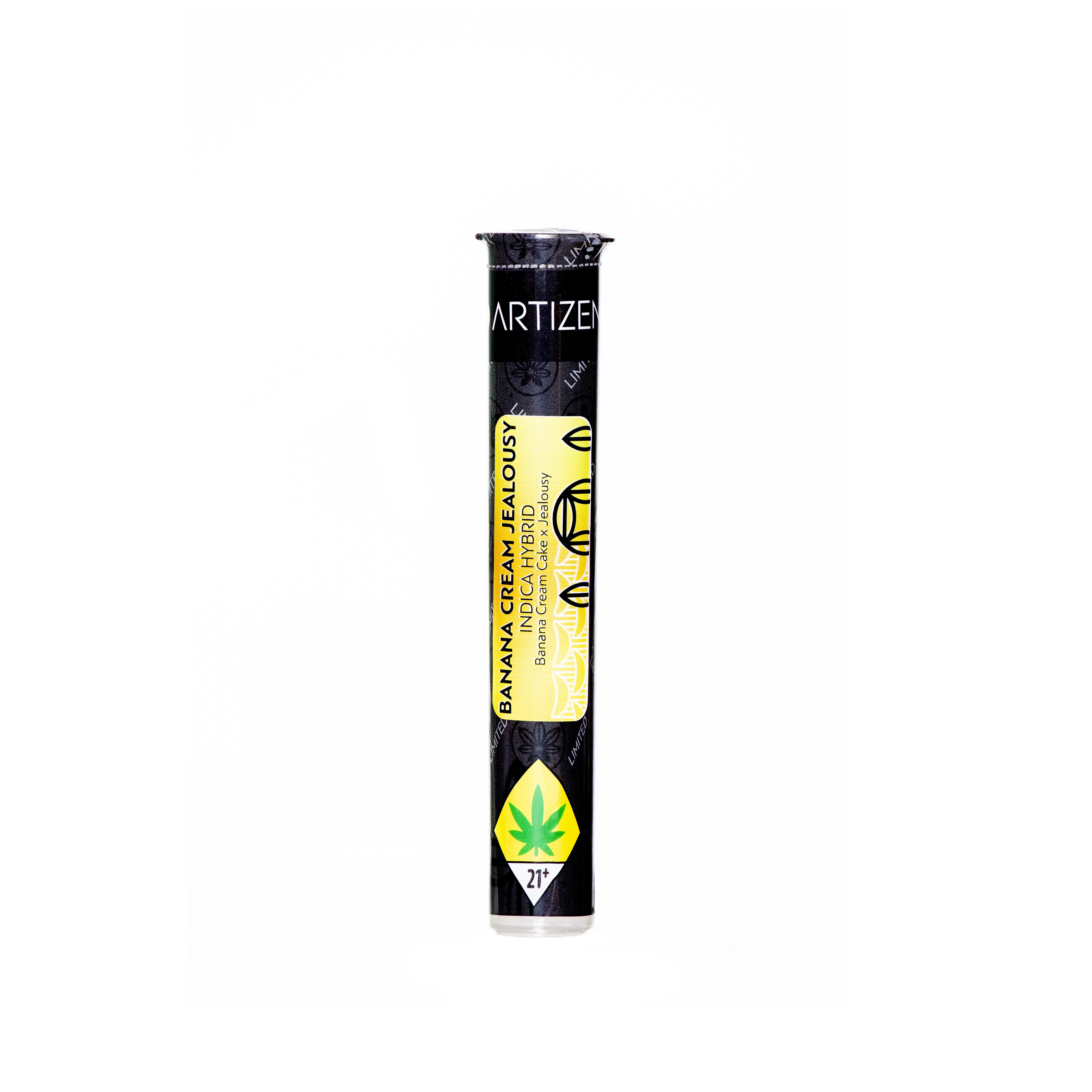 Photograph of product: Banana Cream Jealousy Pre-Roll | 1g