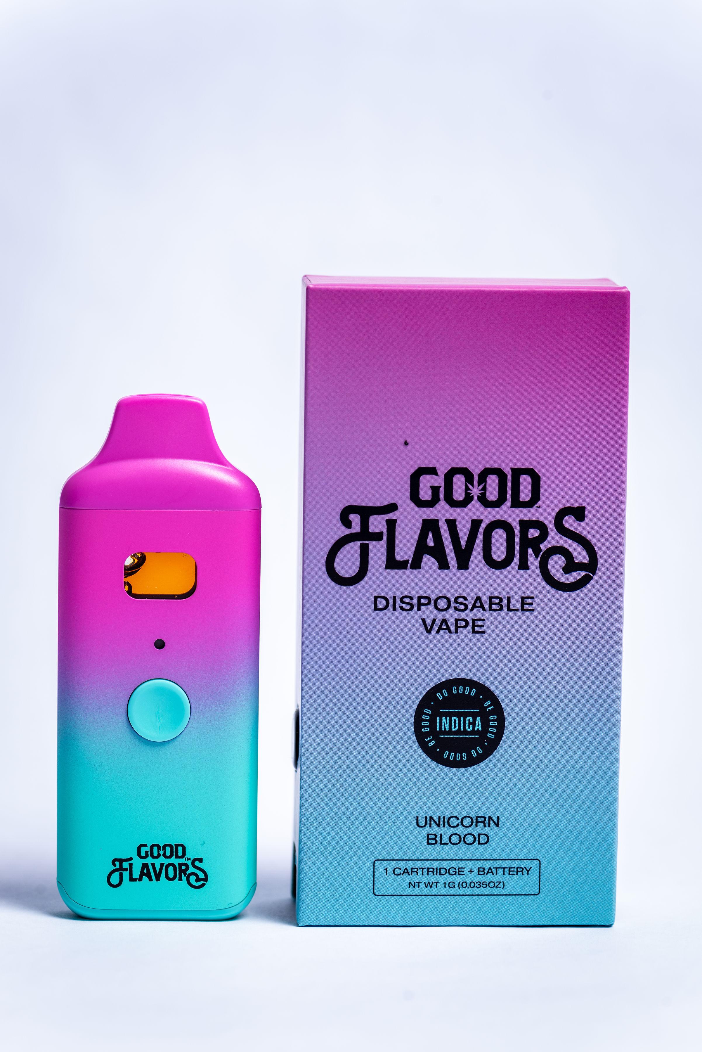 Photograph of product: Unicorn Blood 1g Disposable Cartridge