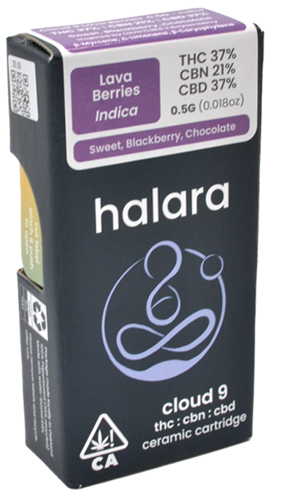Photograph of Product: Halara | Cloud 9 Purple Daddy + CBN/CBD | .5G Cartridge
