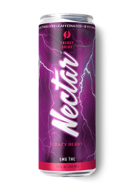 Photograph of product: Crazy Berry Infused Energy Beverage | 5mg | Nectar