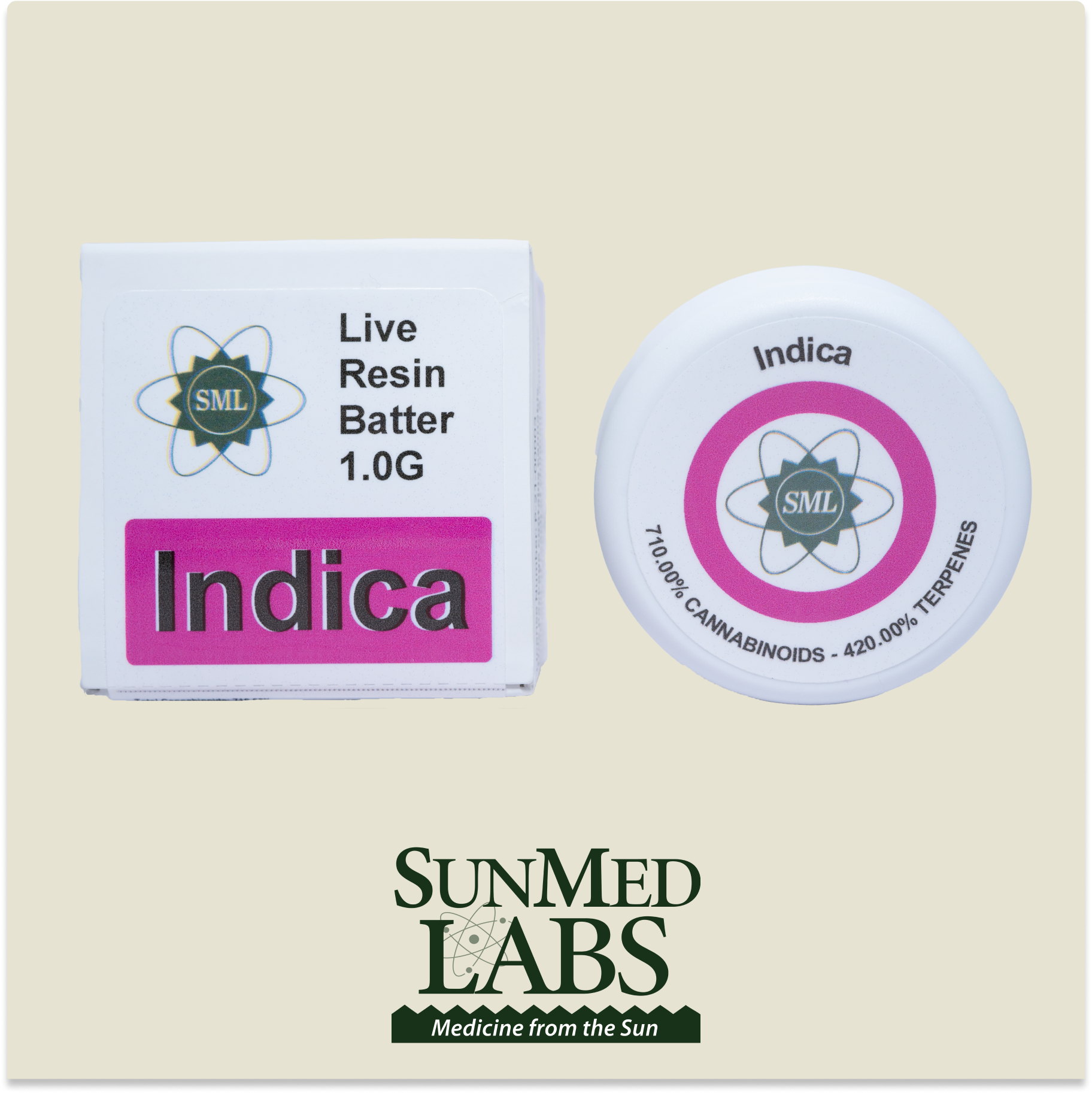 Photograph of product: SunMed: Ice Cream Cake Live Resin Batter