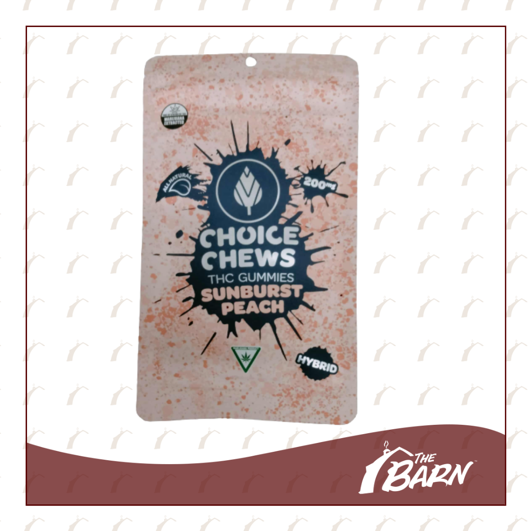 Photograph of product: Choice 200mg Gummies - (H) Sunburst Peach - REC