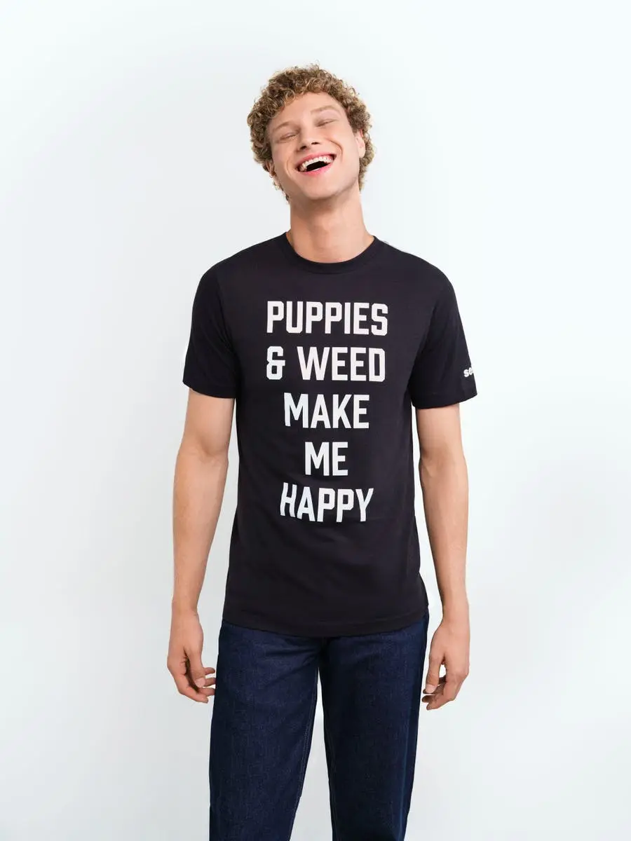 Photograph of product: Puppies and Oui'd Short Sleeve T-Shirt