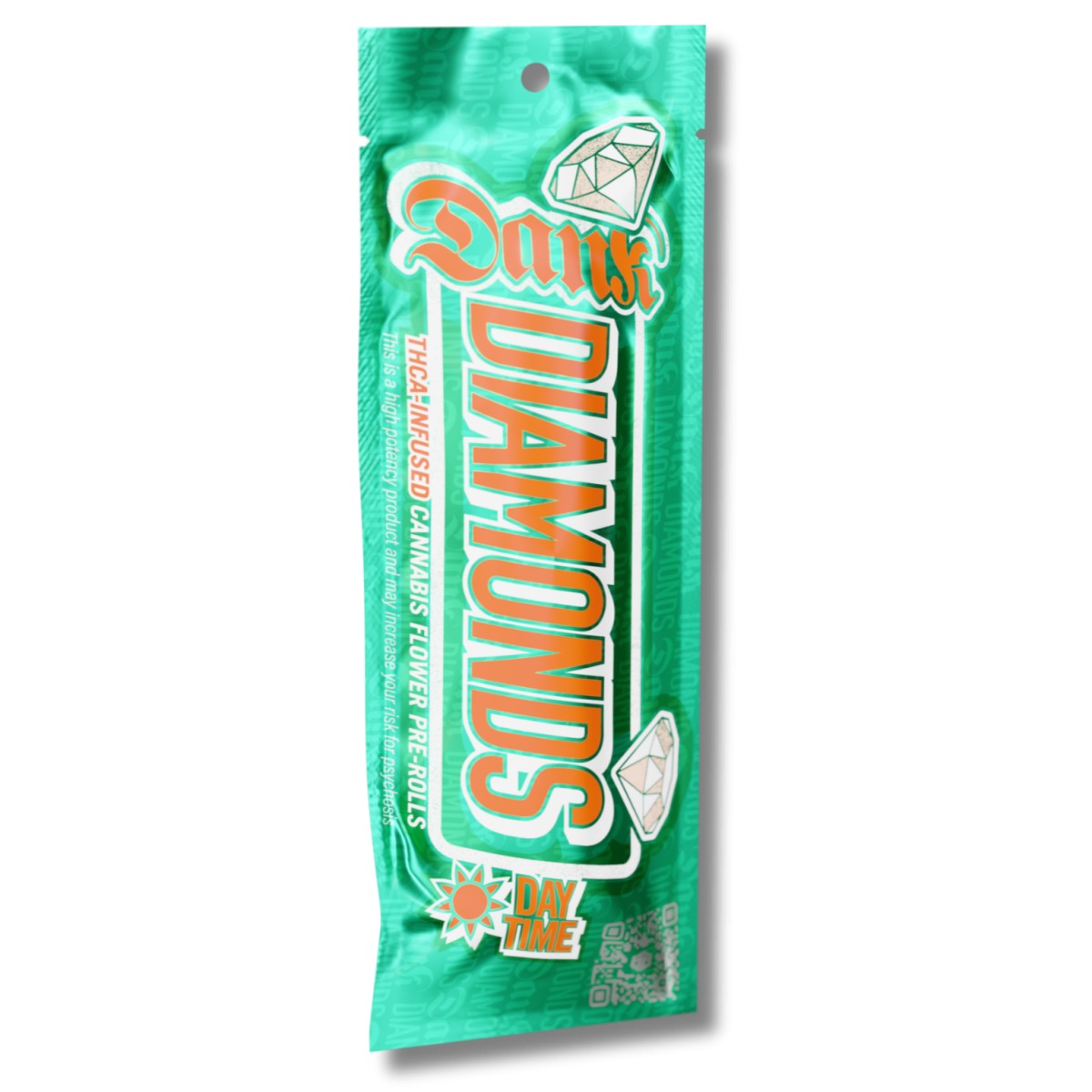 Photograph of product: 1.5 Dank Diamonds Infused Pre-Roll- Princess Cut