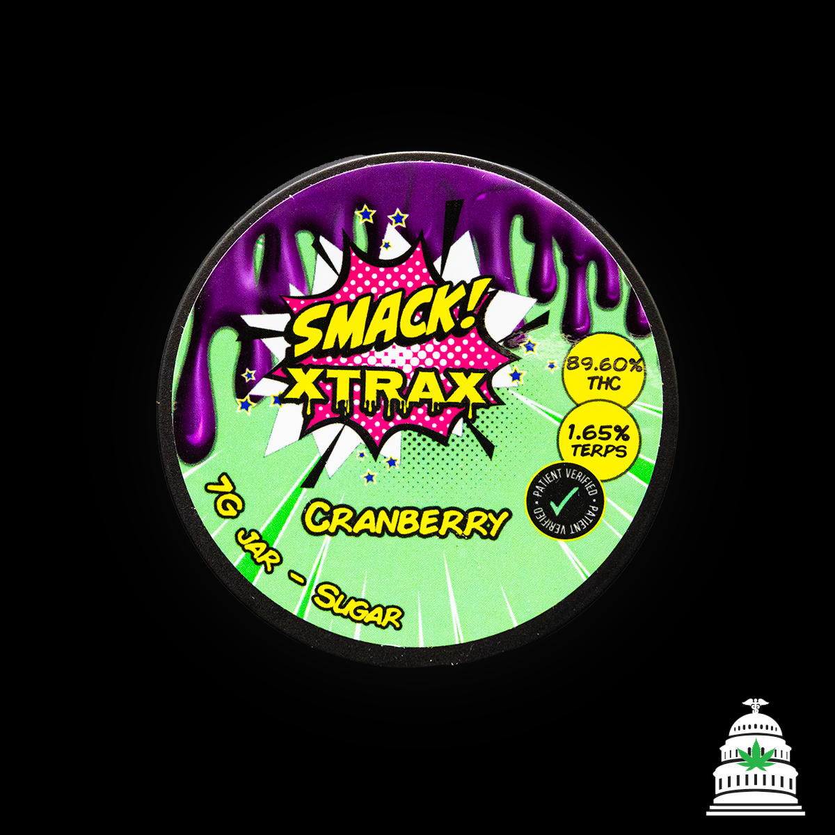 Photograph of product: Cranberry - Smack! Wax Jar