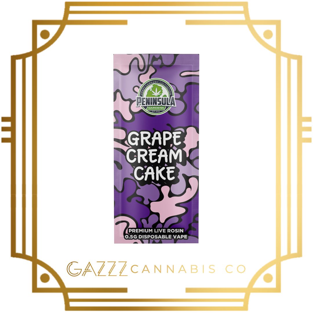 Photograph of product: Disposable - Peninsula Gardens AIO - Grape Cream Cake