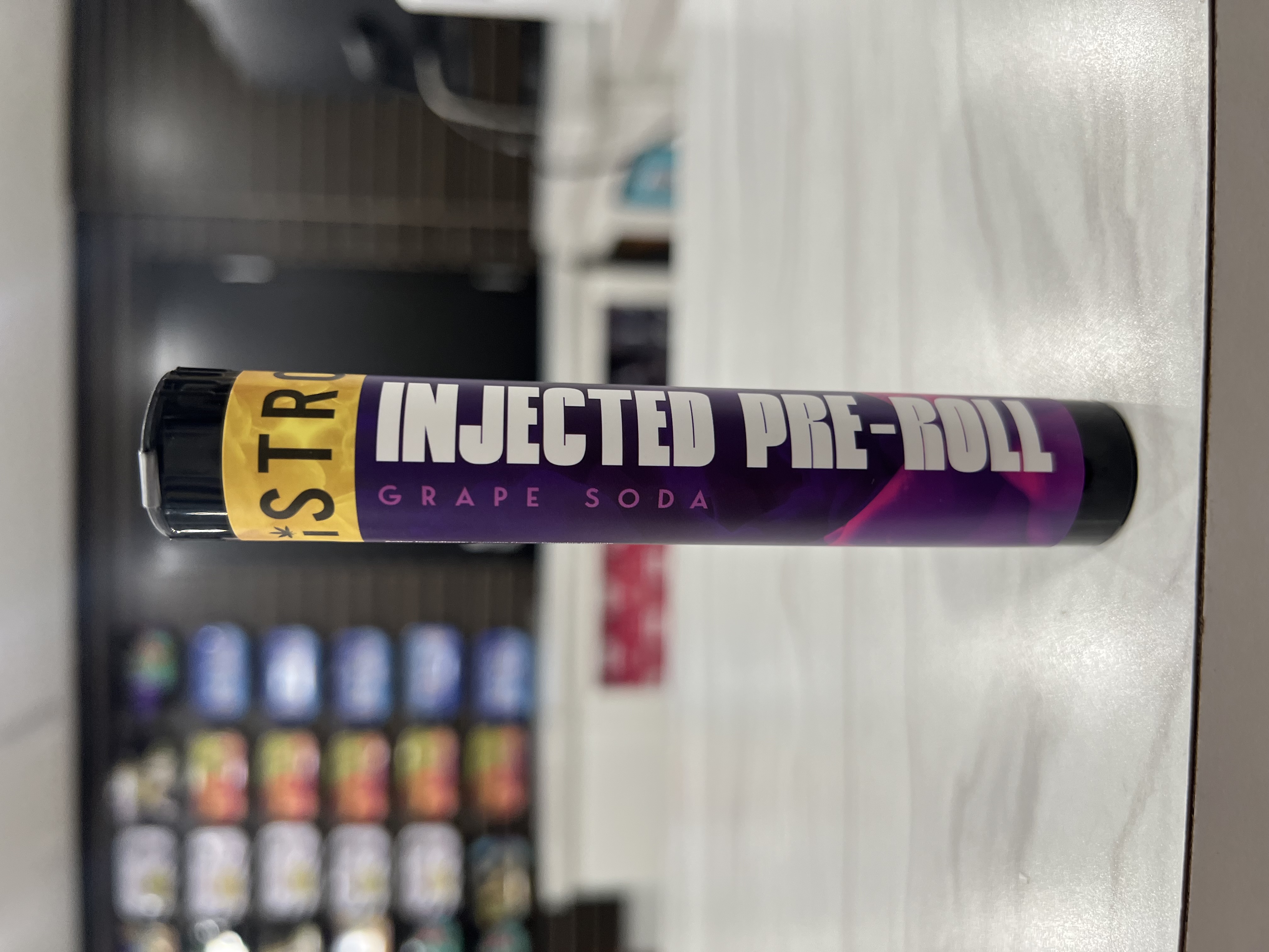 Photograph of product: Distro 10 -Grape Soda - Injected Pre-Roll