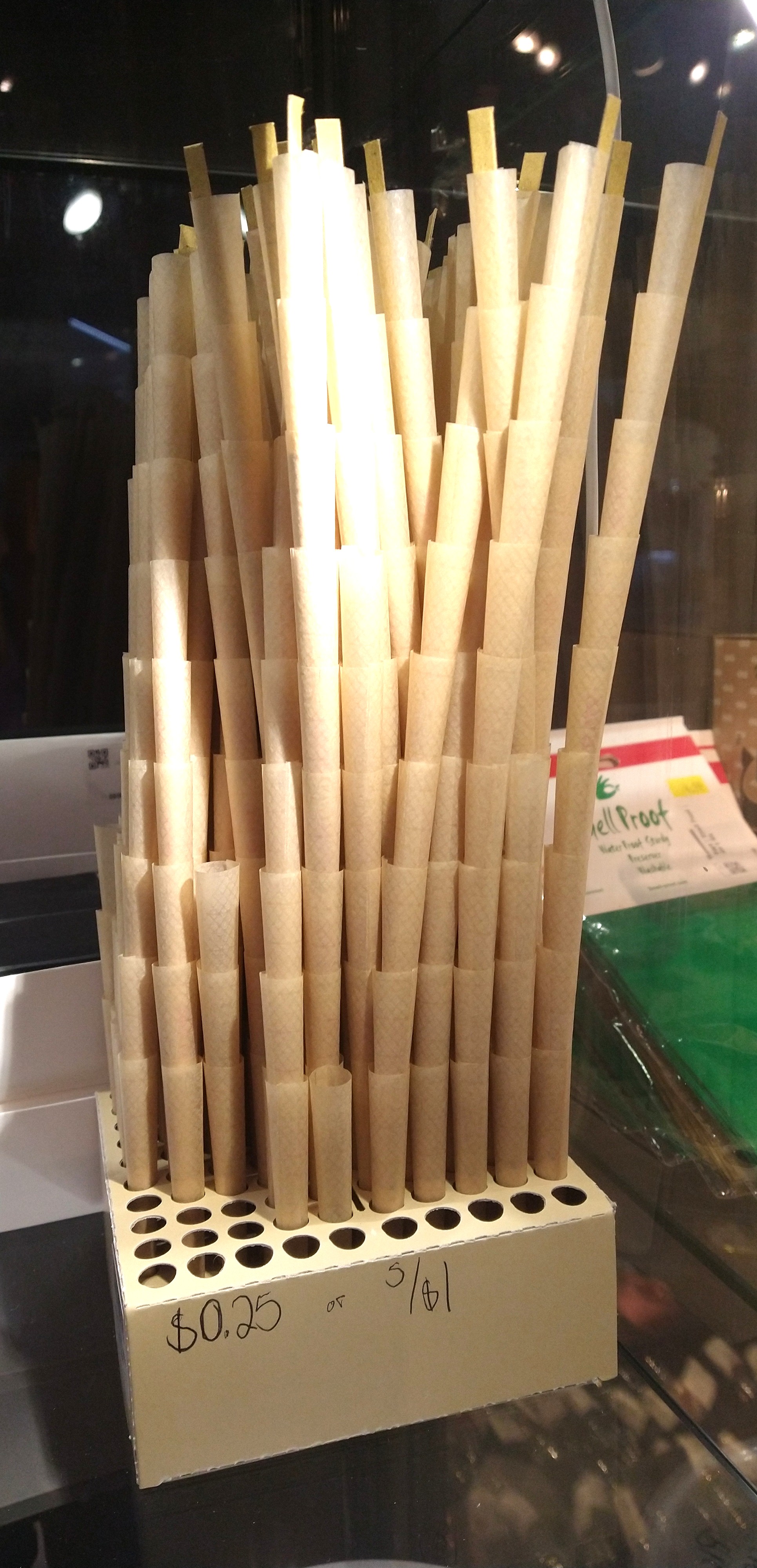 Photograph of product: Raw Classic | Raw Cones | 1 1/4 Size