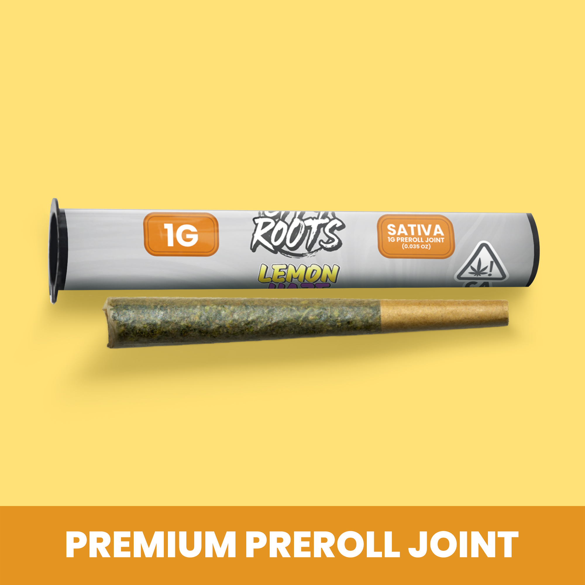 Photograph of product: City Roots - Lemon Haze (Oui'd) Preroll