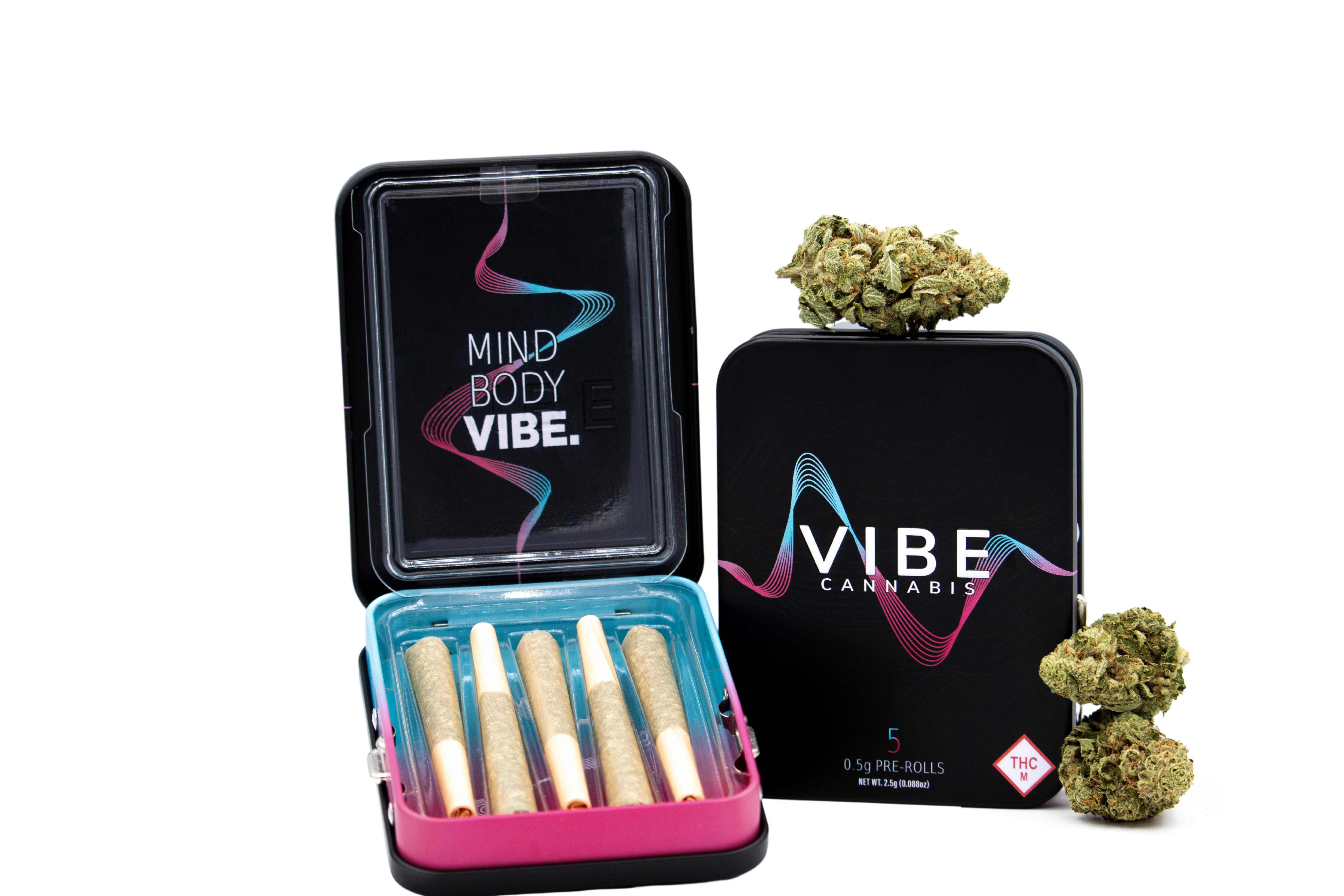 Photograph of product: Blue Ice Cream PreRoll 5pk (.5g)