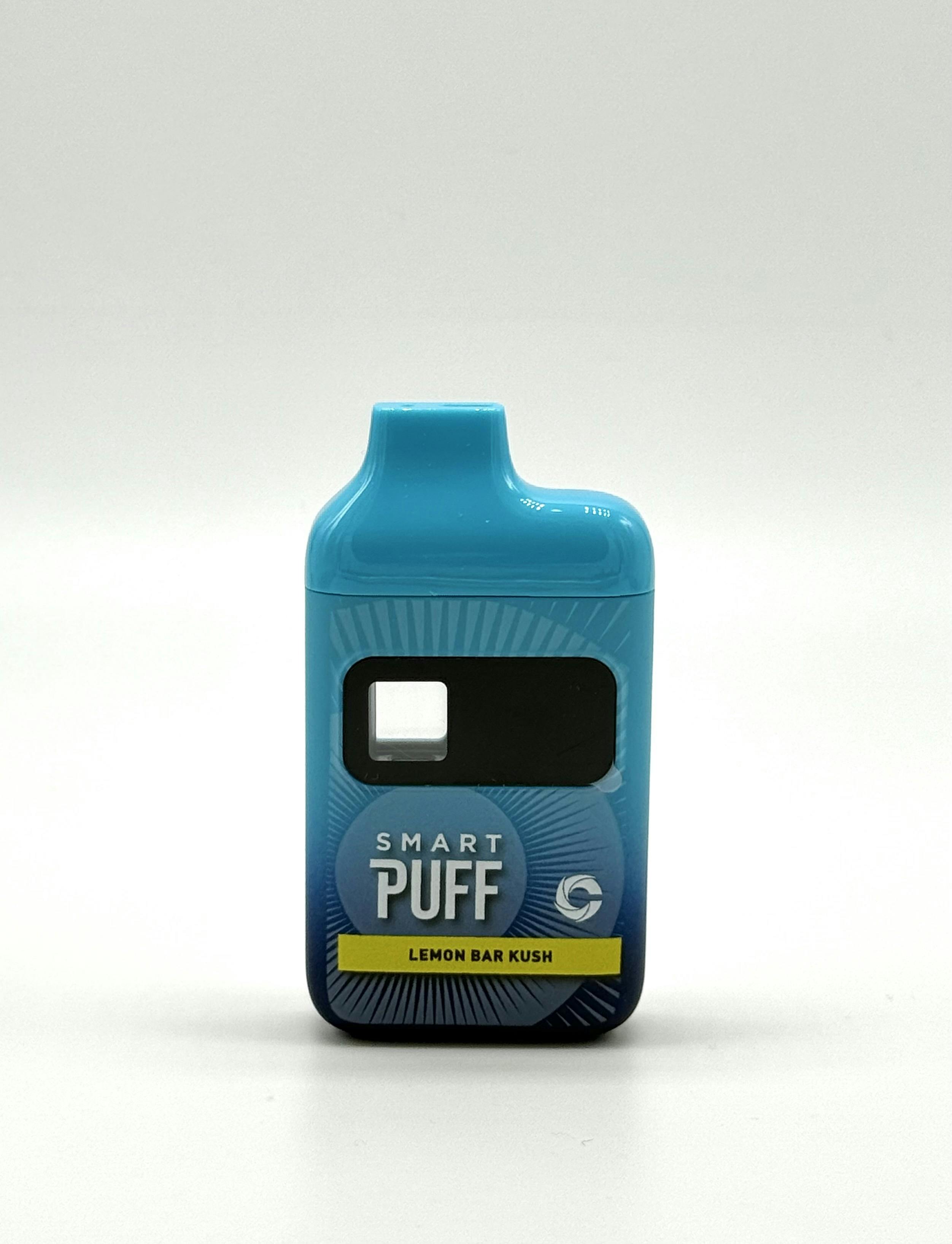 Photograph of product: Cannalicious Labs | Lemon Bar Kush | SmartPuff Disposable Vape | 1g