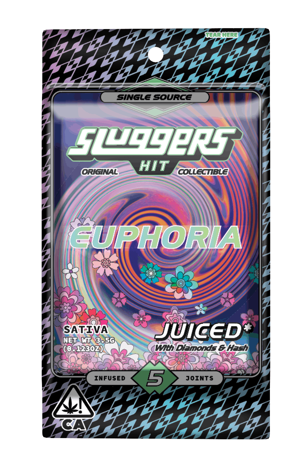 Photograph of product: Euphoria Infused Pre Rolls 5pk