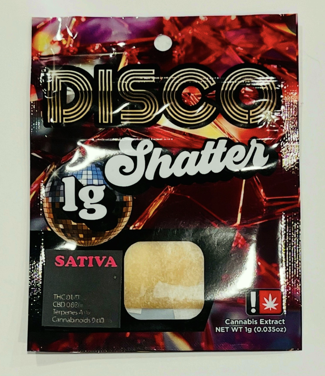 Photograph of product: Disco Dabs Shatter | Pineapple Fruz (S)