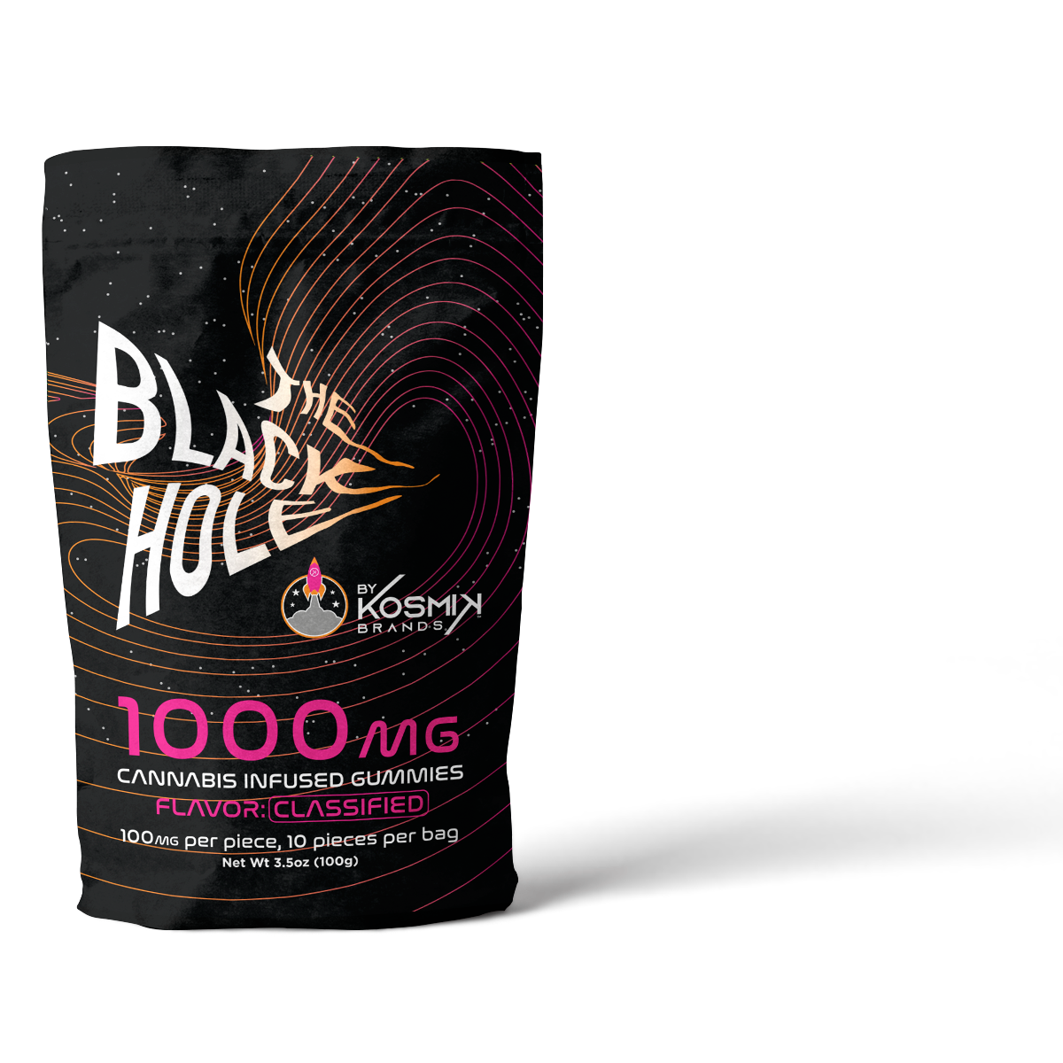 Photograph of product: Kosmik - Black Hole Gummies - Pink