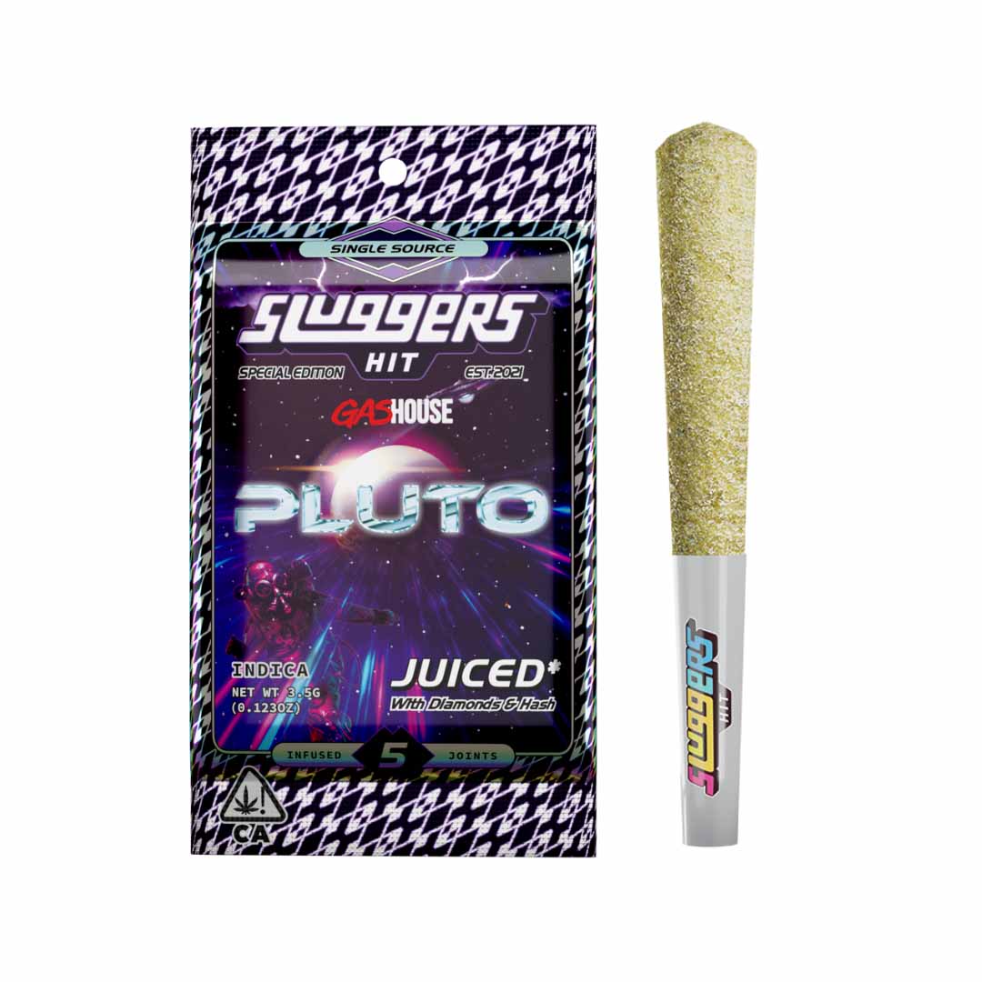 Photograph of product: PLUTO 3.5G 5 PACK INFUSED PREROLLS