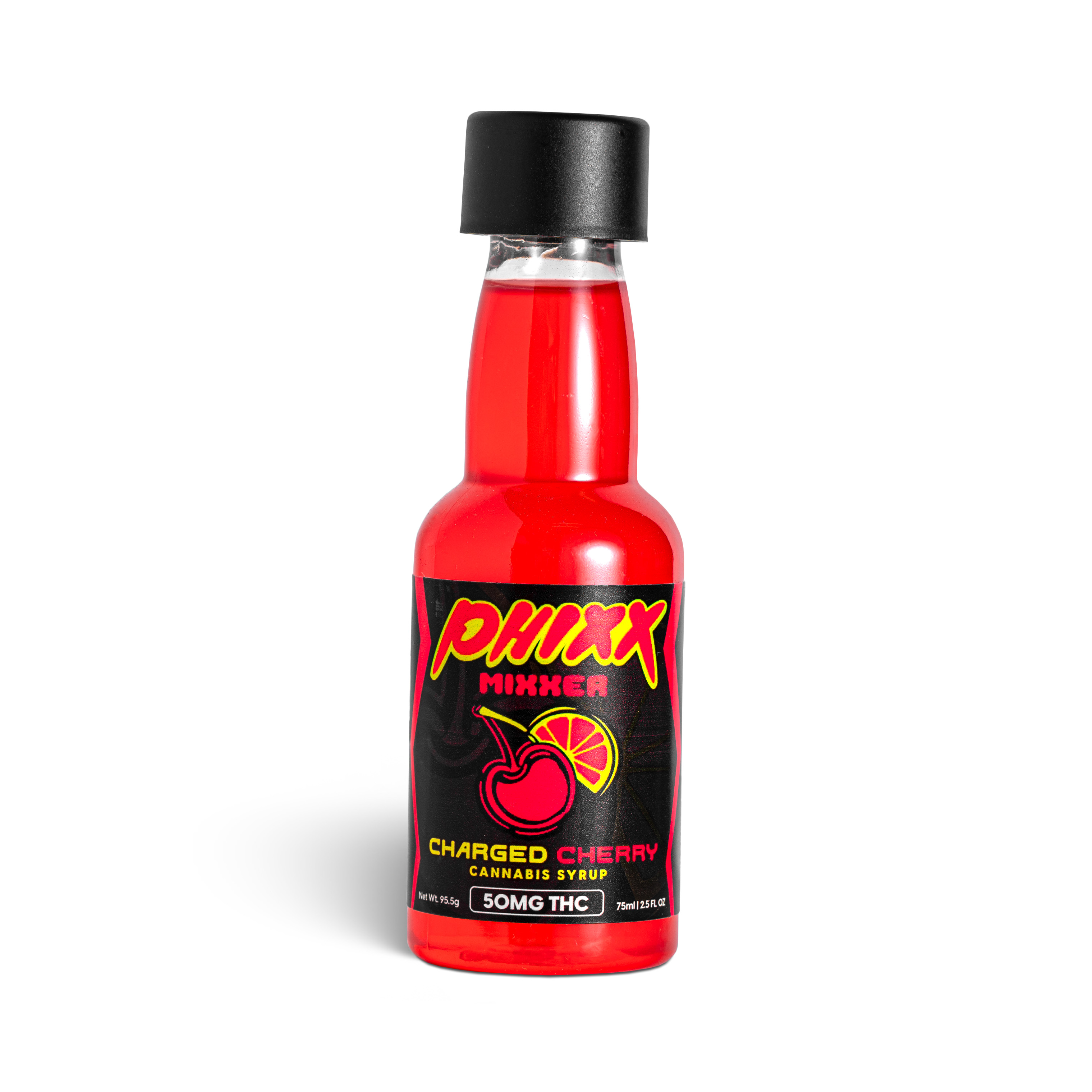Photograph of product: Charged Cherry Phixx Syrup - 50mg