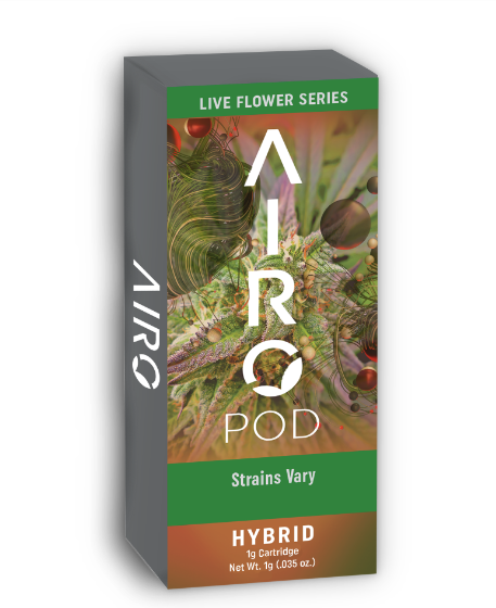 Photograph of product: Airo Hibiscus Widow 1g Live Flower Pod