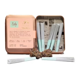 Photograph of product: Ruby Farms / Pre-Roll 7Pk / / Blue Dream
