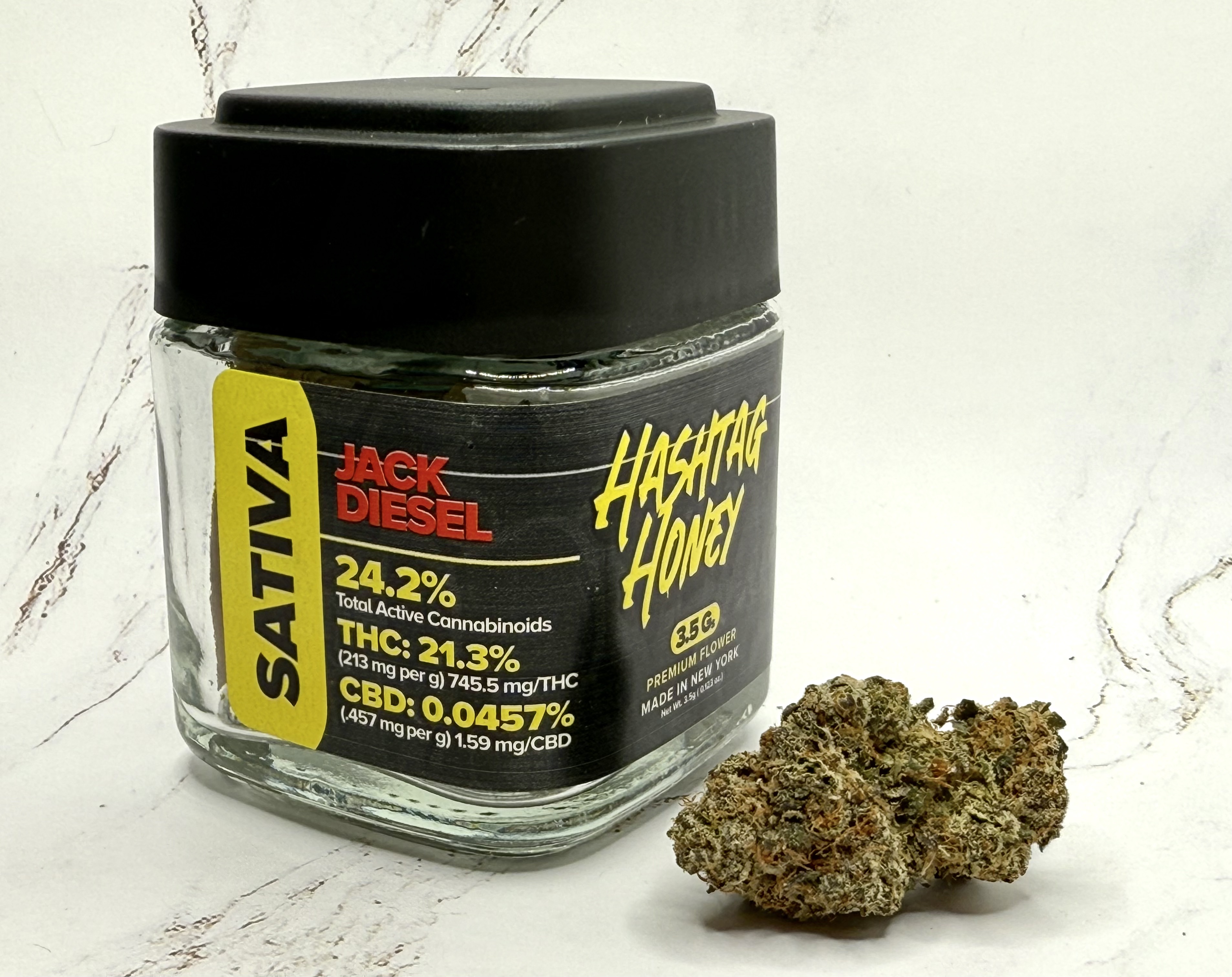 Photograph of product: au chocolattag Honey - Jack Diesel - Jar - 3.5g