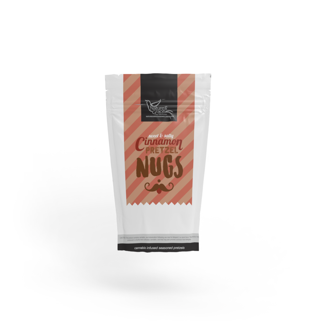Photograph of product: Cinnamon Pretzel Nugs | 50mg | Nature's Grace
