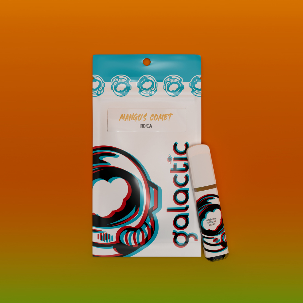 Photograph of product: Galactic | All-in-One Vape | Mango's Comet 1g