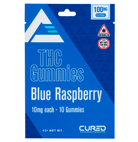 Photograph of product: Blue Raspberry 10mg Gummies