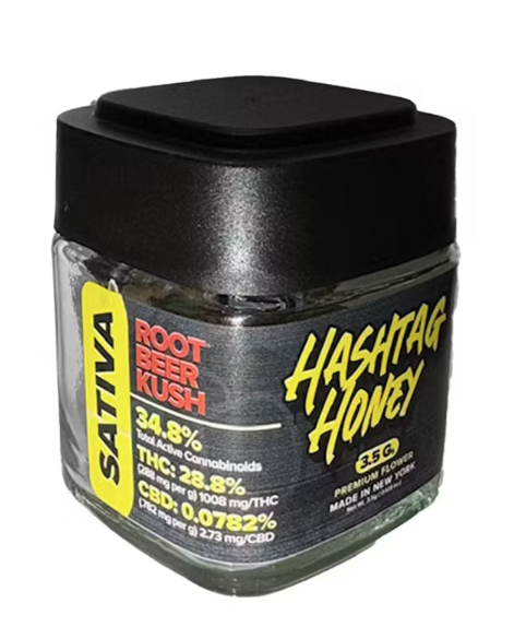 Photograph of product: au chocolattag Honey | Root Beer Kush Flower - 3.5g