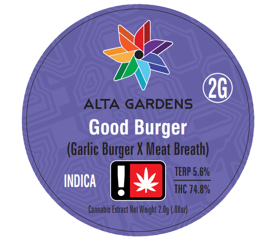 Photograph of product: Alta Gardens - Cured Resin - Good Burger