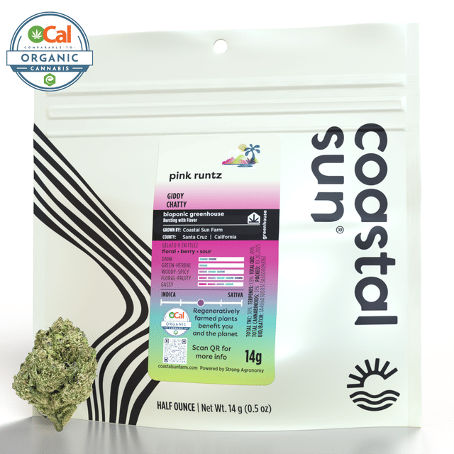 Photograph of product: Pink Runtz - OCal Greenhouse Flower 14g - 