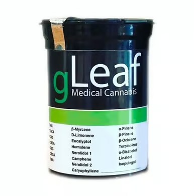 Photograph of product: gLeaf Pre-Pack - Maroon Baboon - 3.5g