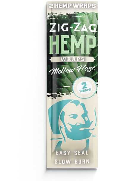 Photograph of product: Zig Zag Hemp Wrap | Mello Haze 2pk