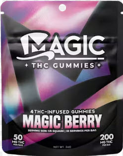 Photograph of product: Magic | Magic Berry 4x50 Gummies | 200mg (AU)