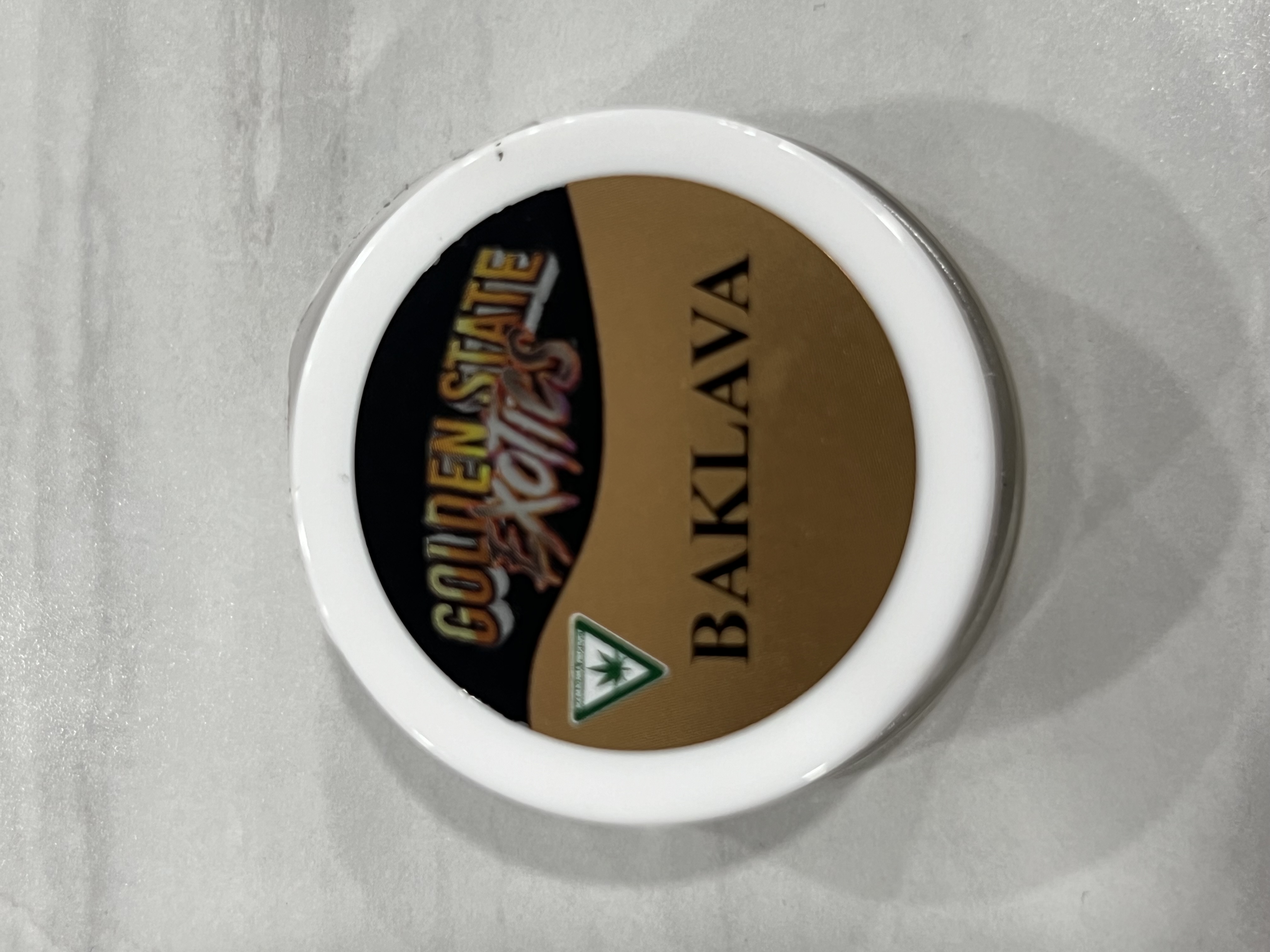 Photograph of product: Baklava Live Resin