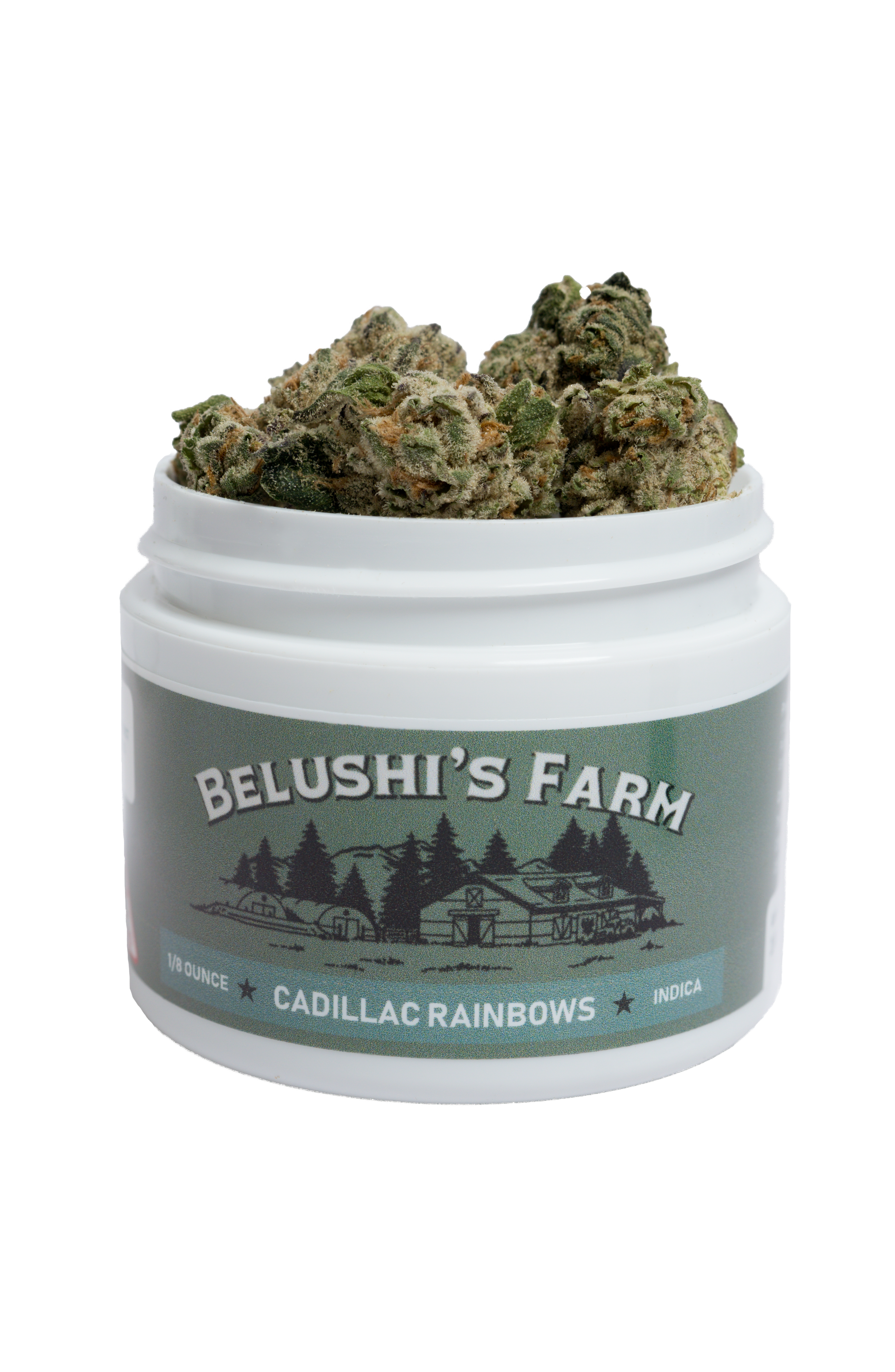 Photograph of product: Belushi's Farm Cadillac Rainbows  - Pre-Packed - 3.5g